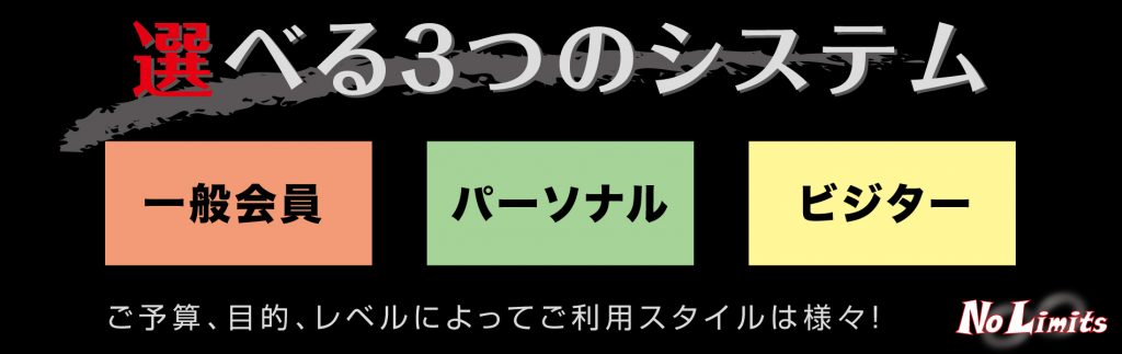 選べる3つのシステム