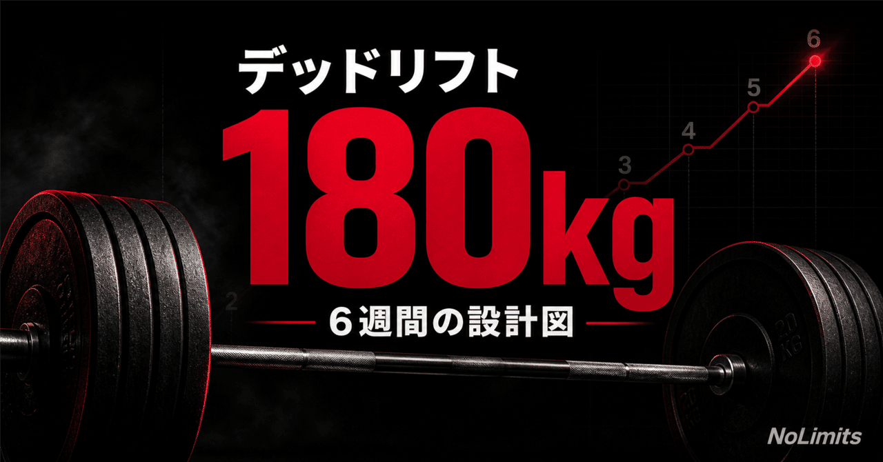 note デッドリフト180kgの記事